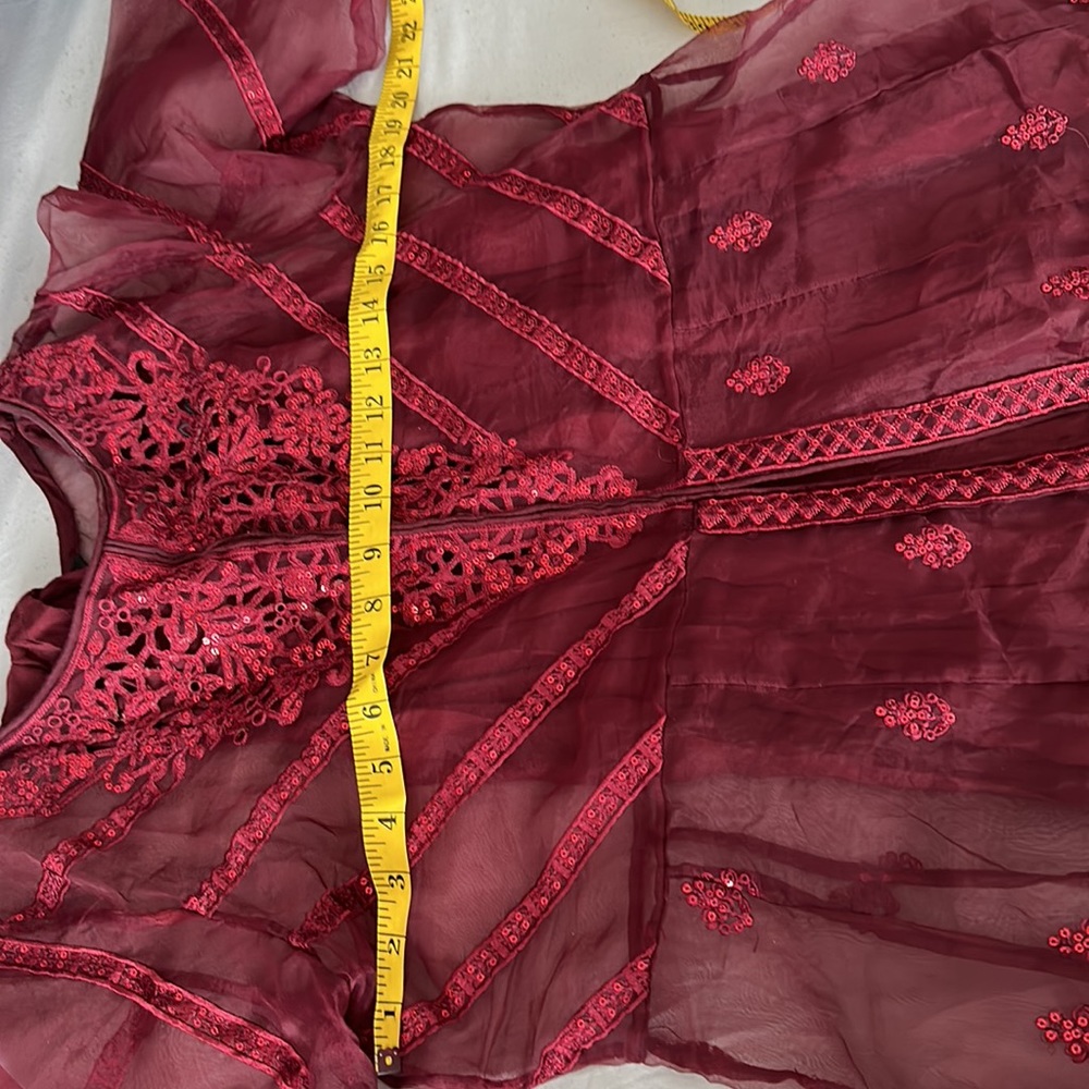 Pakistani Fancy DresS long Gown style VANYA - Picture 13 of 13